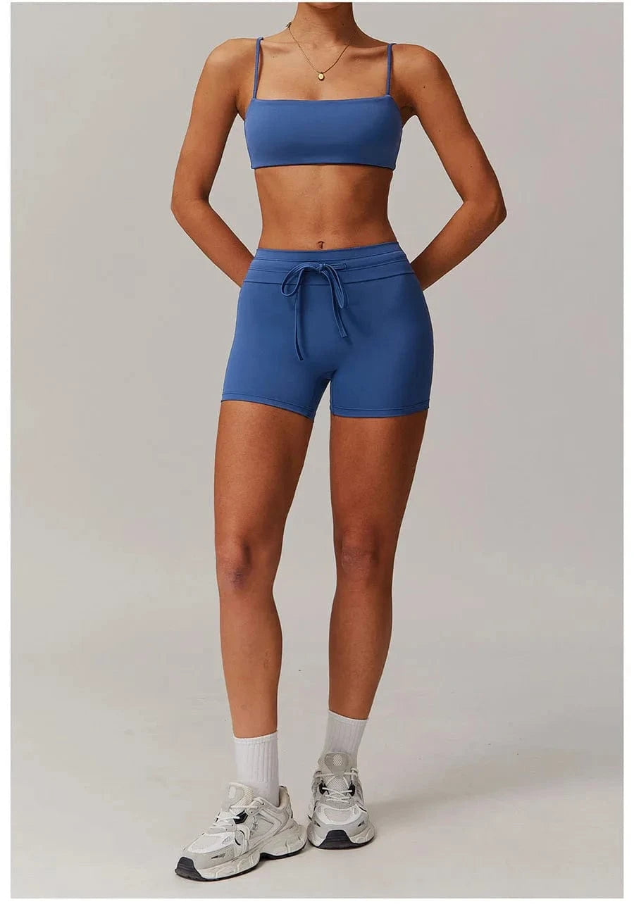 Push Up Sports Bra Set Women Yoga - ShalayeFashion