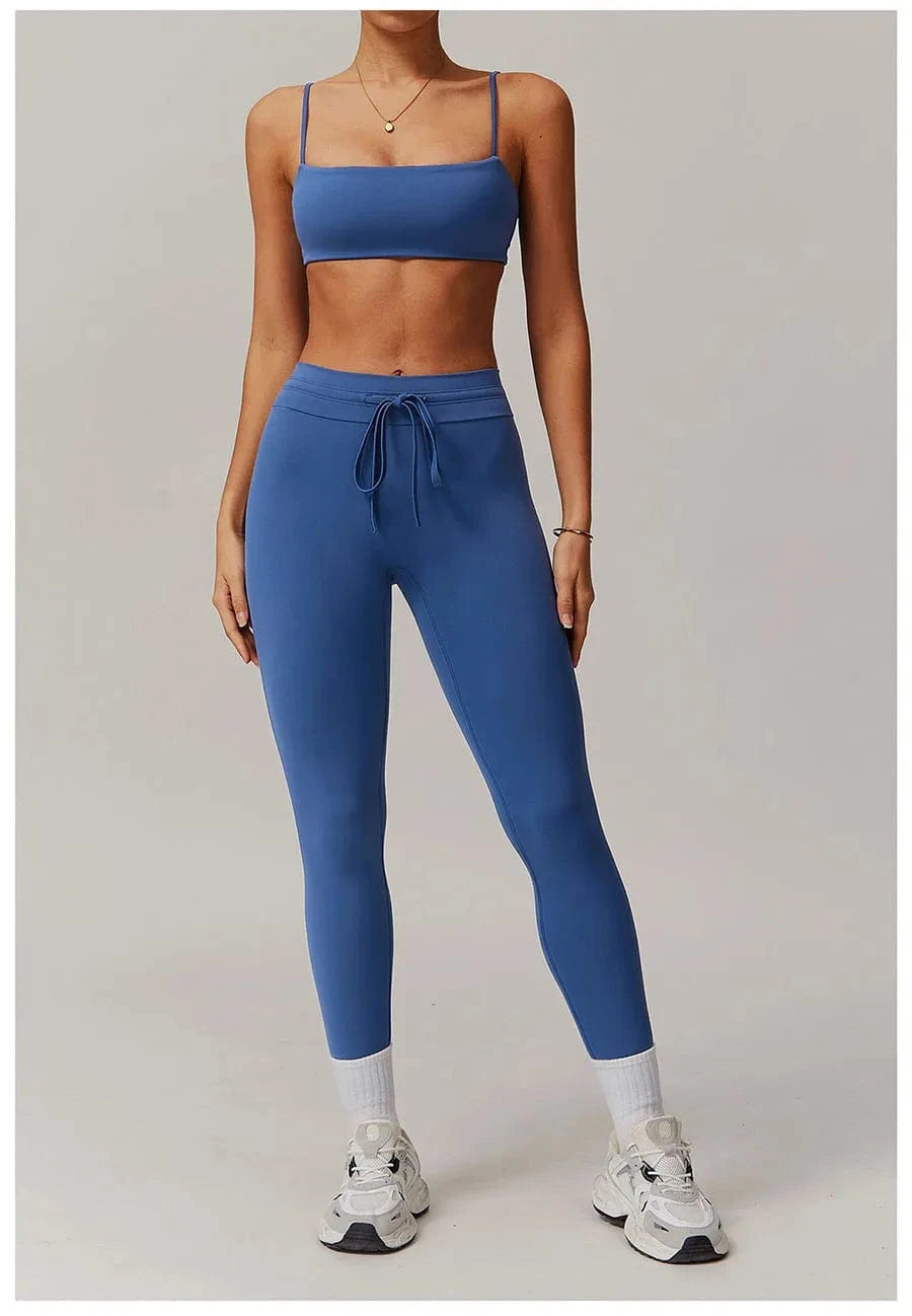 Push Up Sports Bra Set Women Yoga - ShalayeFashion