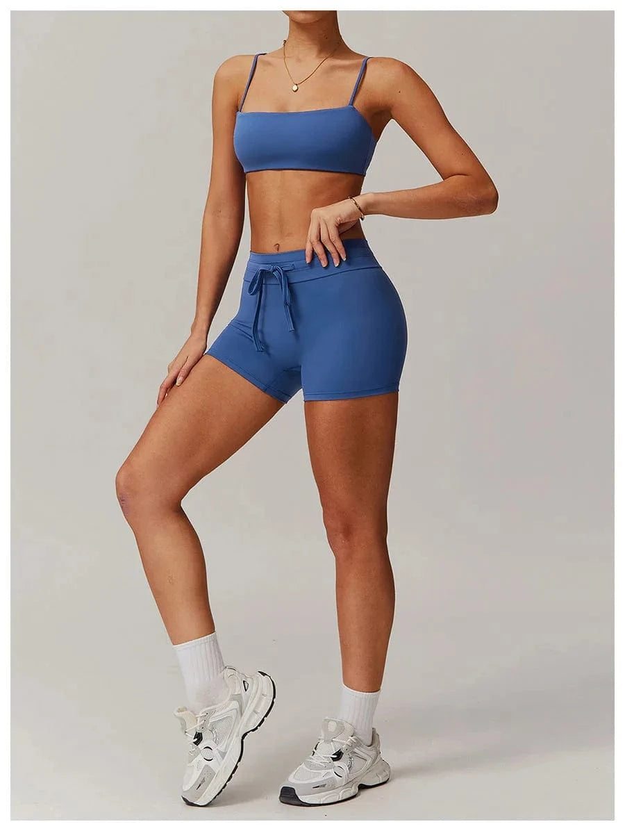 Push Up Sports Bra Set Women Yoga - ShalayeFashion