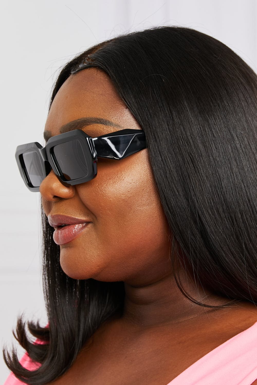 Rectangle TAC Polarization Lens Full Rim Sunglasses - ShalayeFashion
