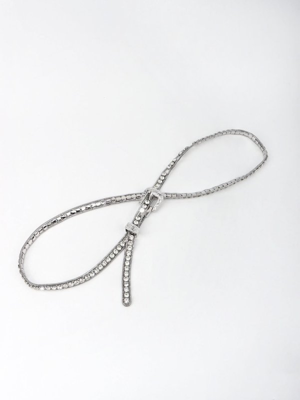 Rhinestone Metal Belt - ShalayeFashion