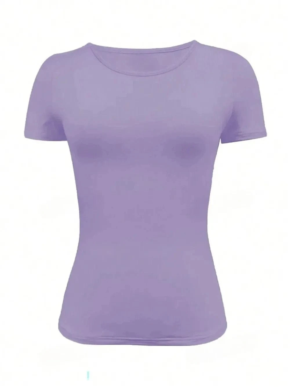Round Neck Short Sleeve T-Shirt - ShalayeFashion