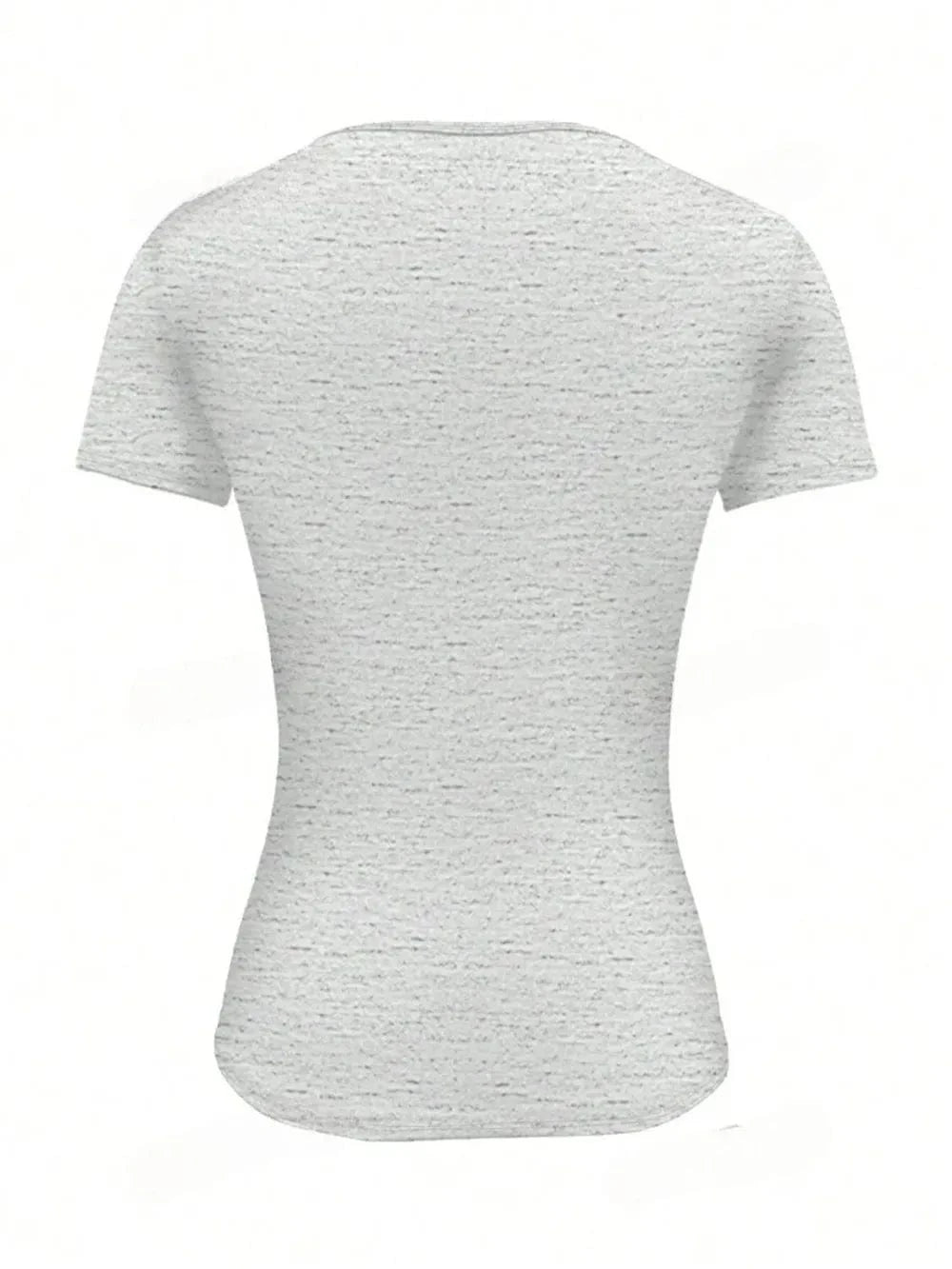 Round Neck Short Sleeve T-Shirt - ShalayeFashion