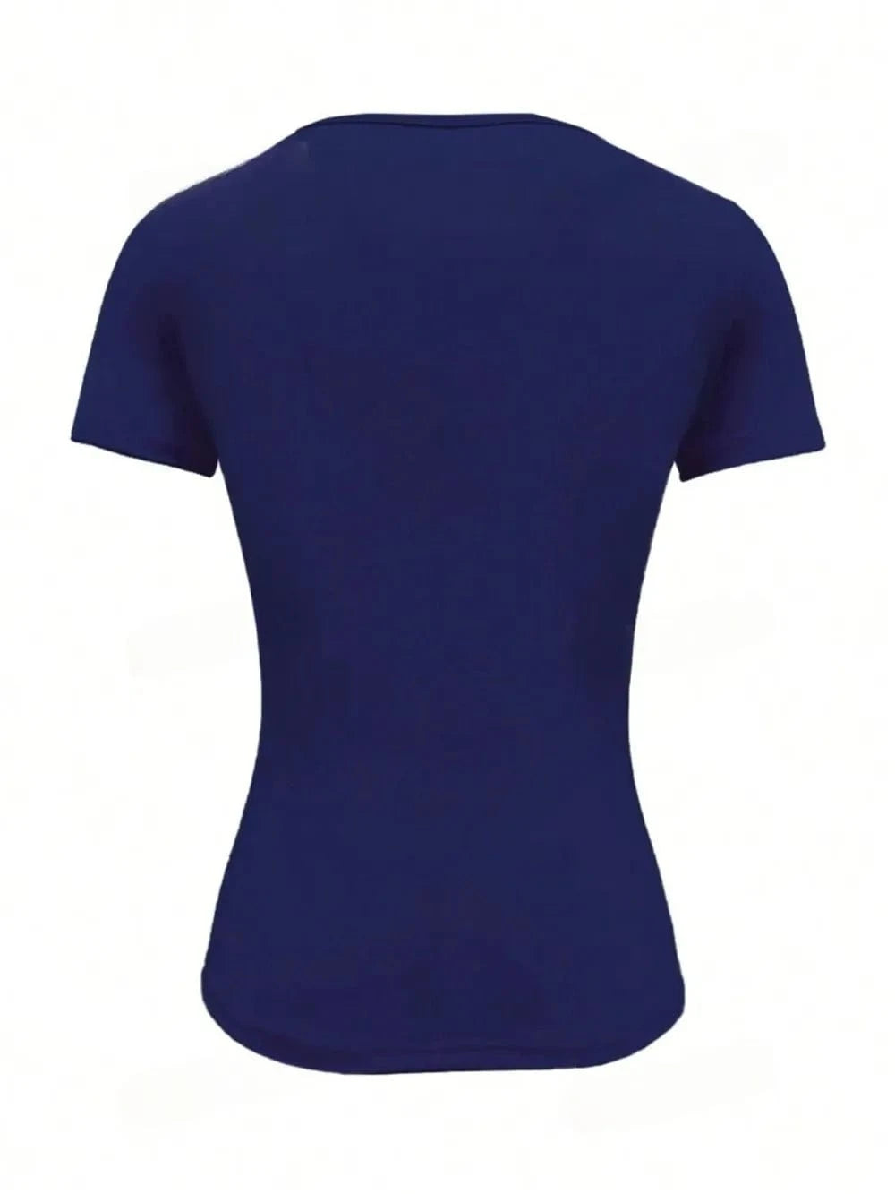 Round Neck Short Sleeve T-Shirt - ShalayeFashion