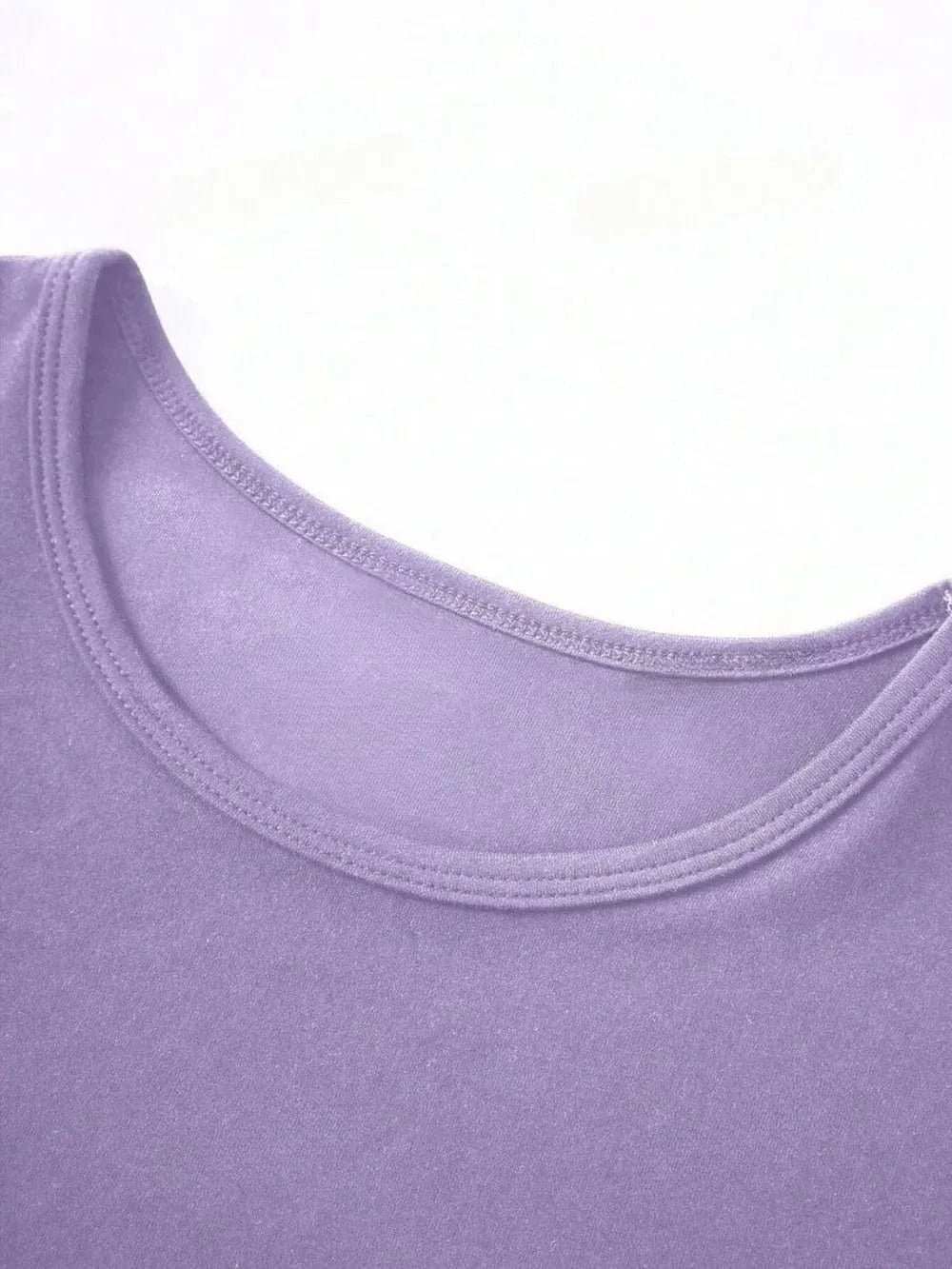 Round Neck Short Sleeve T-Shirt - ShalayeFashion