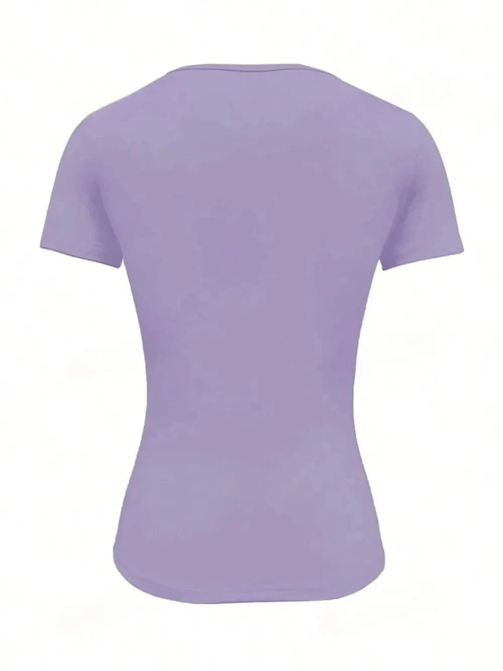 Round Neck Short Sleeve T-Shirt - ShalayeFashion