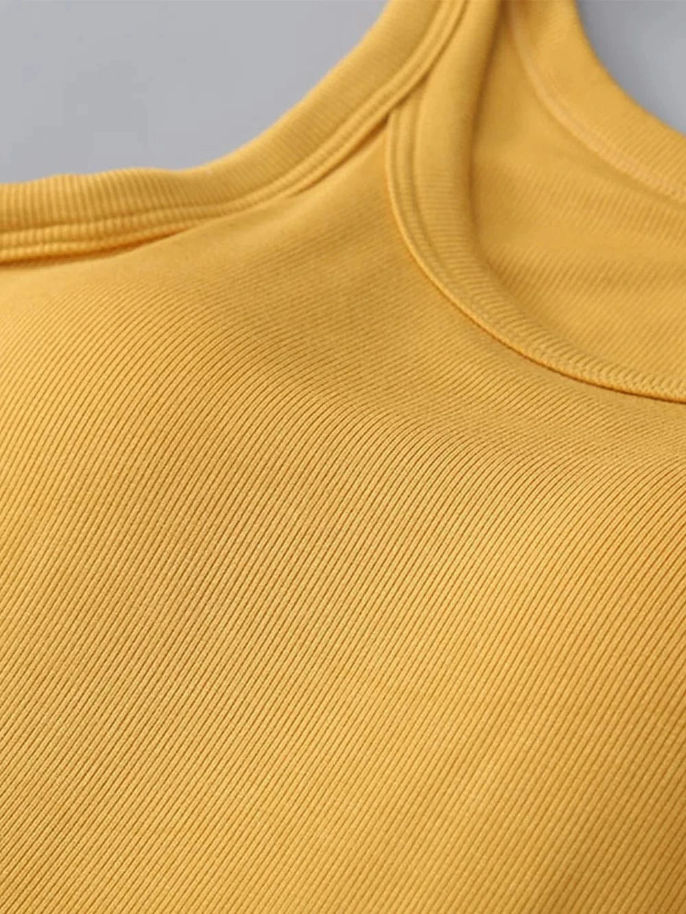 Round Neck Tank with Bra - ShalayeFashion