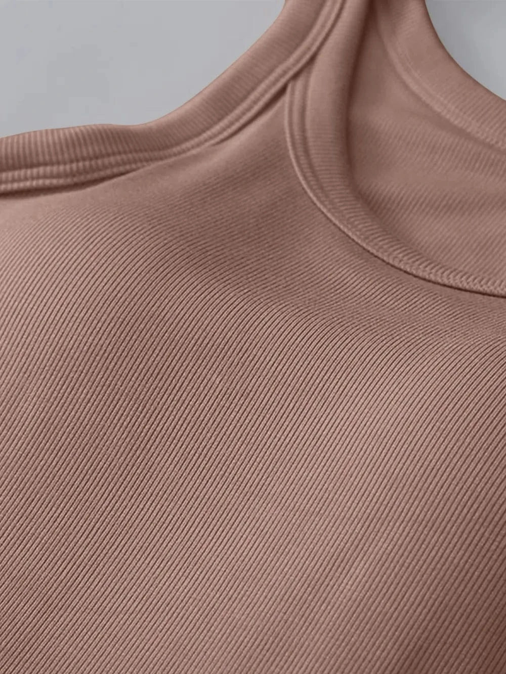 Round Neck Tank with Bra - ShalayeFashion