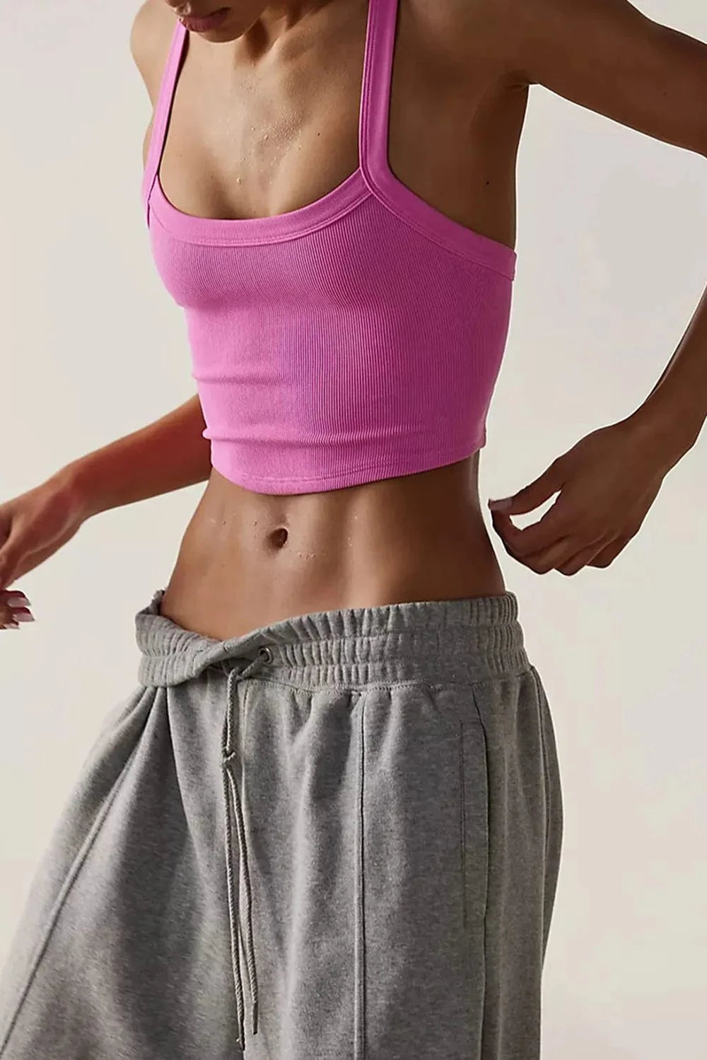 Scoop Neck Active Tank - ShalayeFashion
