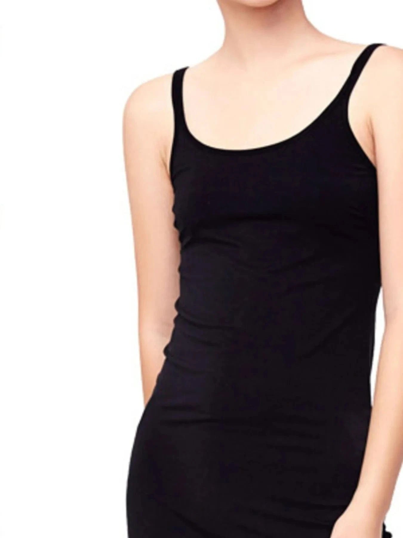 Scoop Neck Mini Dress - ShalayeFashion