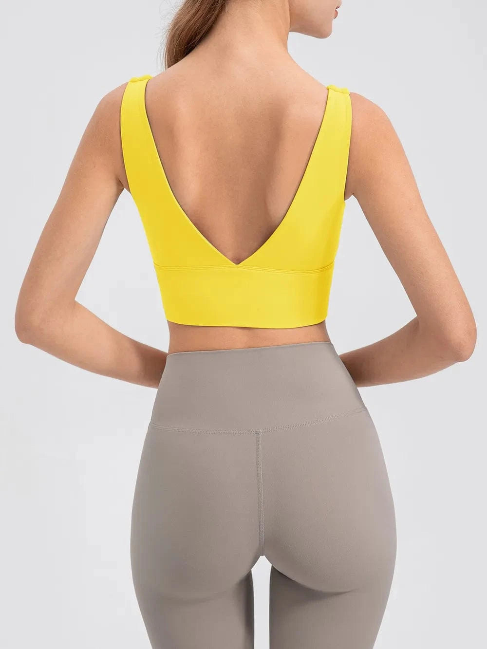 Scoop Neck Wide Strap Active Tank - ShalayeFashion