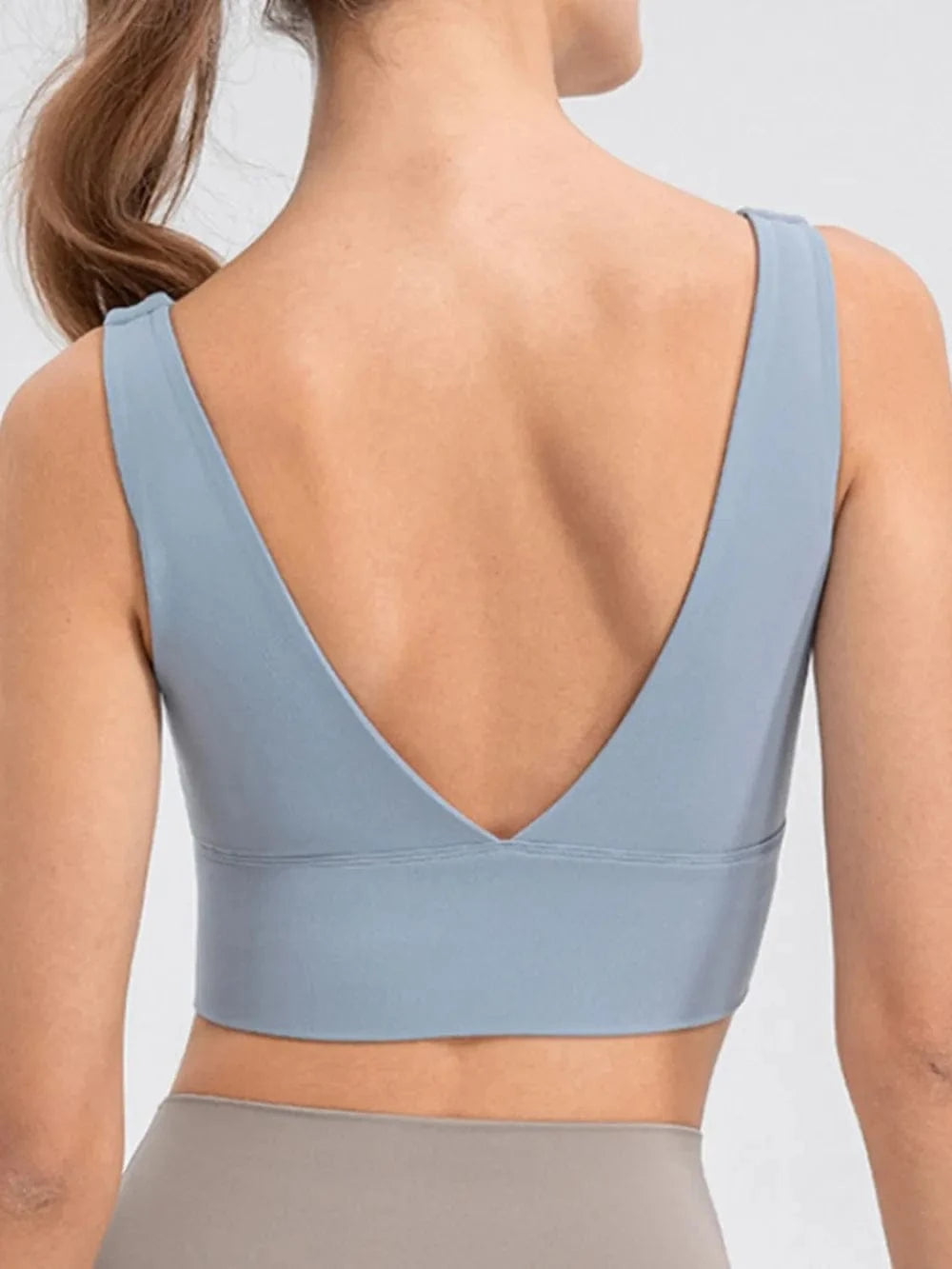 Scoop Neck Wide Strap Active Tank - ShalayeFashion