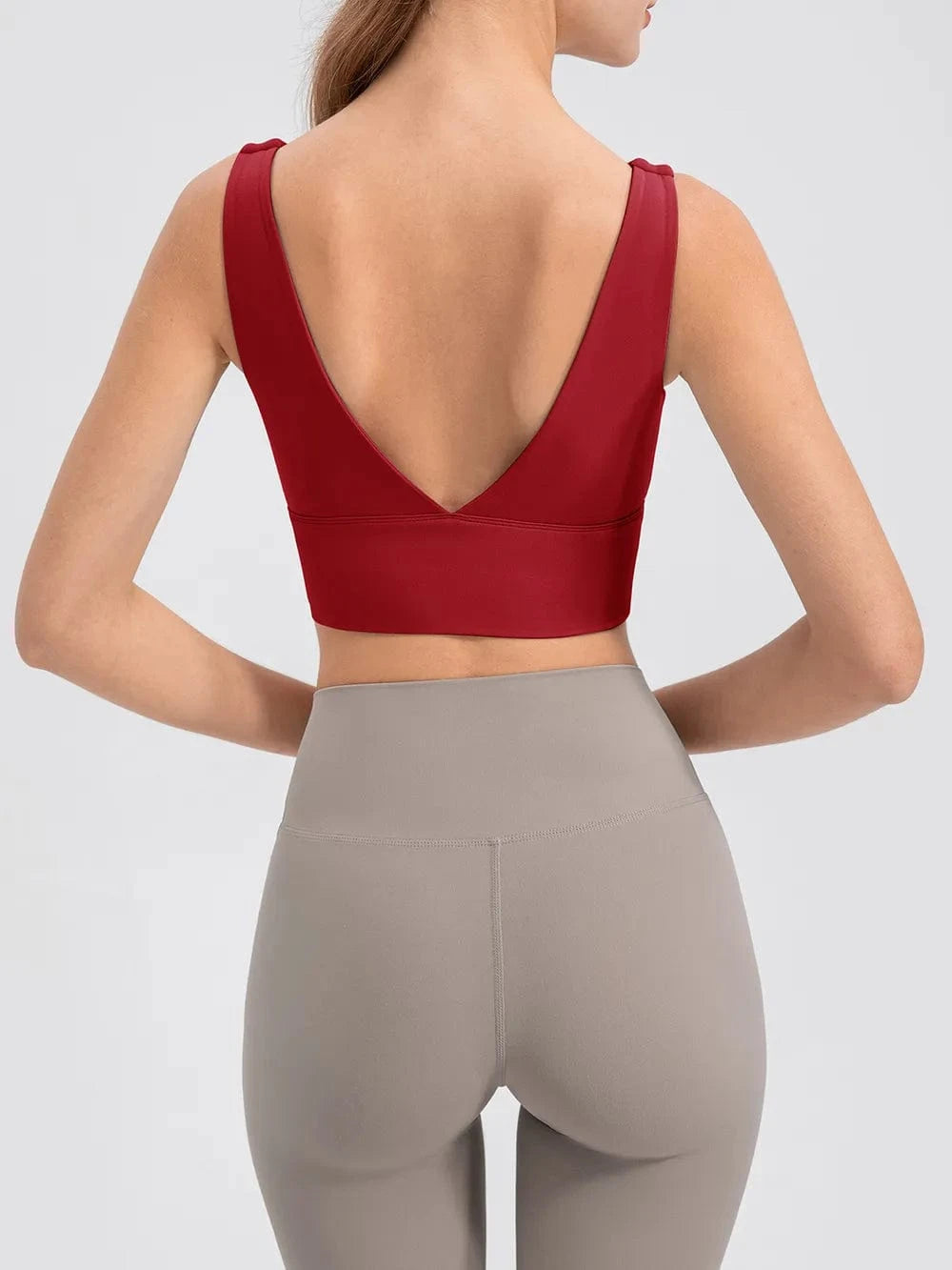 Scoop Neck Wide Strap Active Tank - ShalayeFashion