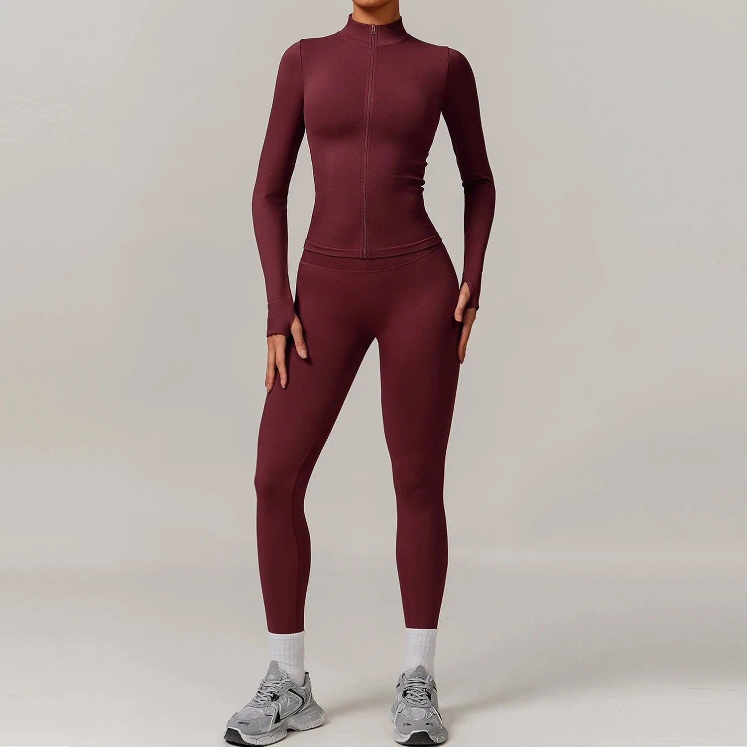 Seamless Yoga Set Women 2 - 3 Piece - ShalayeFashion