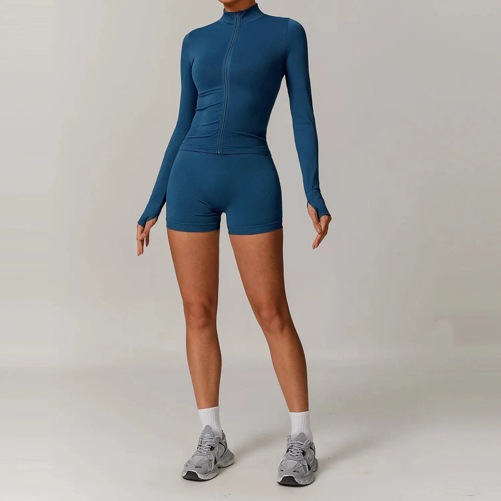 Seamless Yoga Set Women 2 - 3 Piece - ShalayeFashion