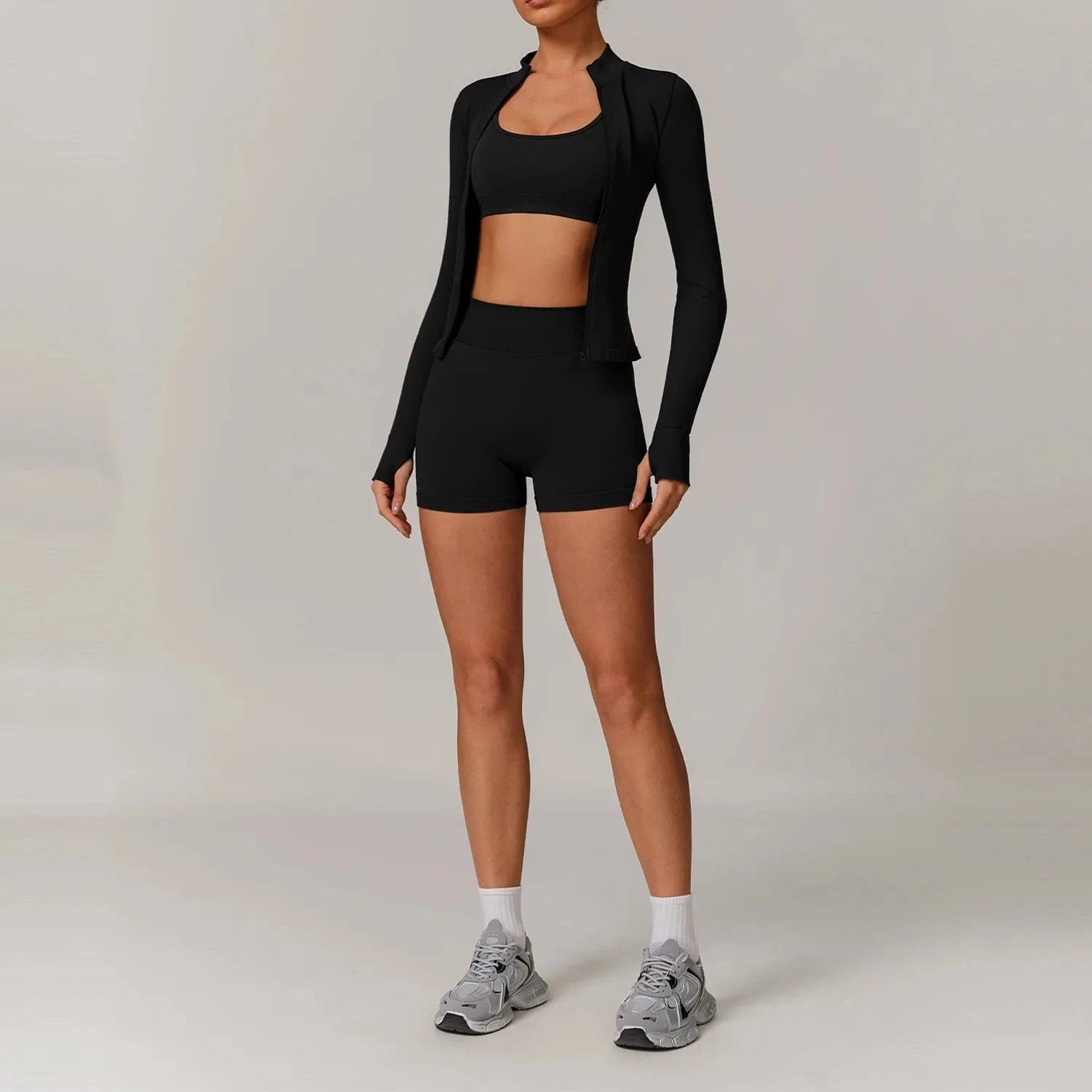 Seamless Yoga Set Women 2 - 3 Piece - ShalayeFashion