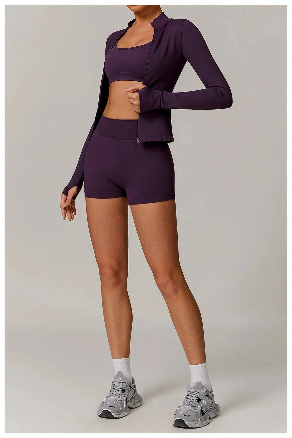 Seamless Yoga Set Women 2 - 3 Piece - ShalayeFashion