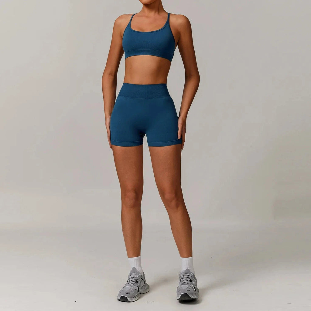 Seamless Yoga Set Women 2 - 3 Piece - ShalayeFashion
