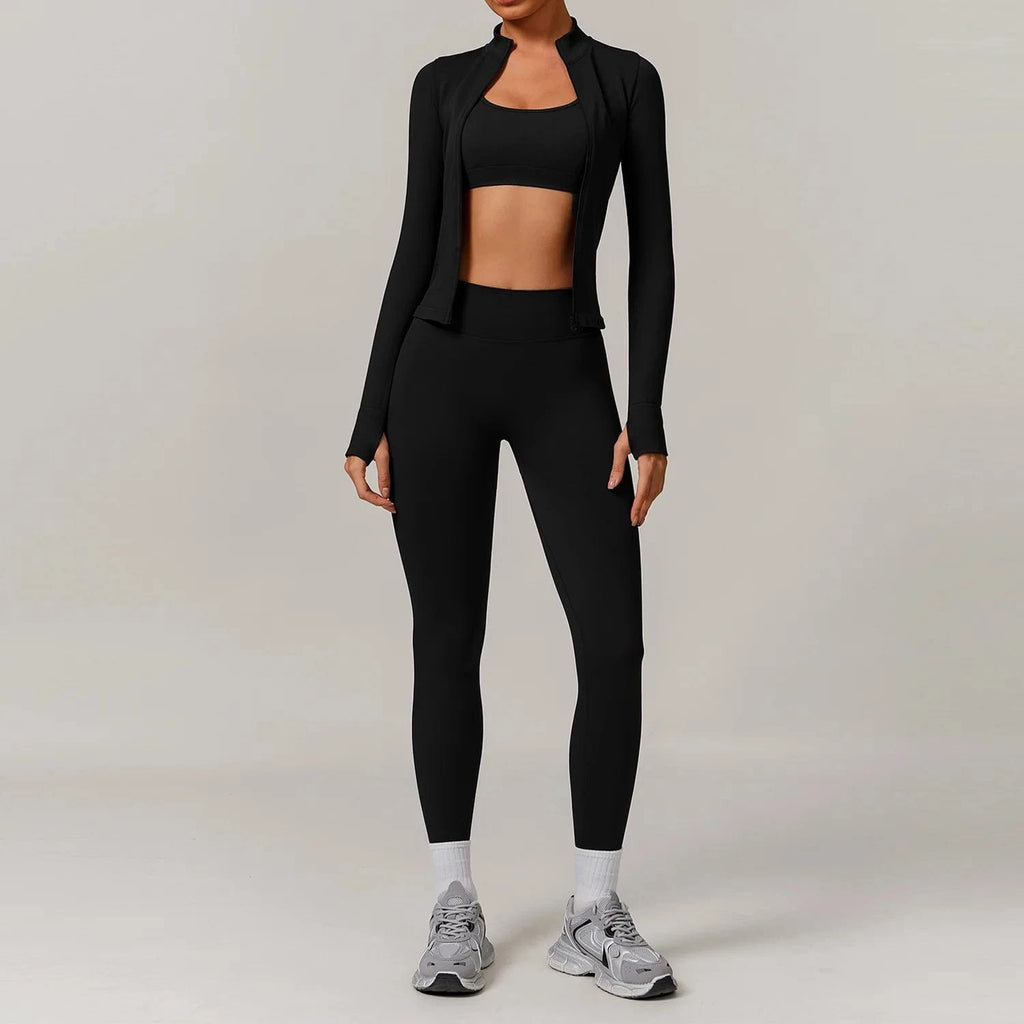 Seamless Yoga Set Women 2 - 3 Piece - ShalayeFashion