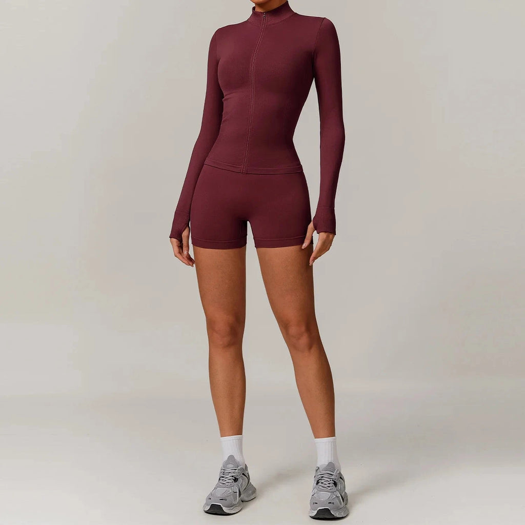 Seamless Yoga Set Women 2 - 3 Piece - ShalayeFashion