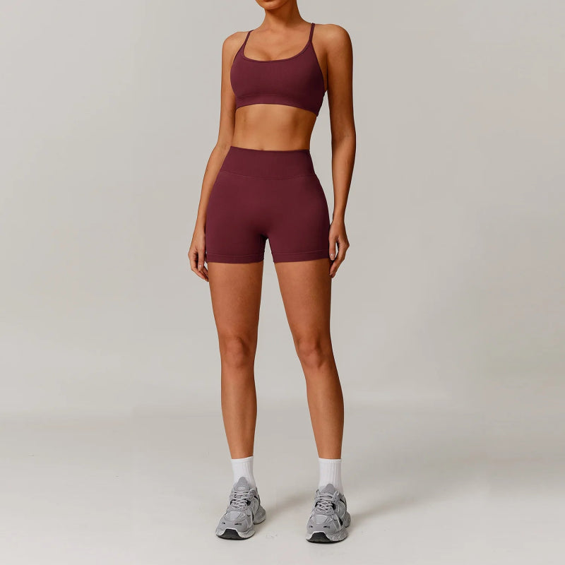 Seamless Yoga Set Women 2 - 3 Piece - ShalayeFashion