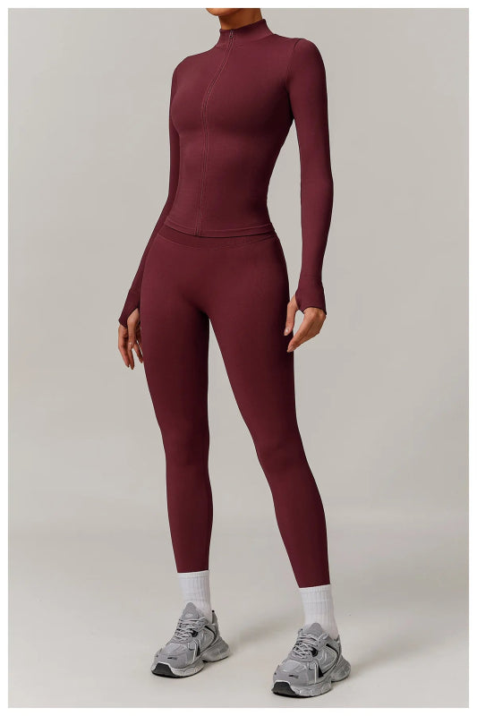 Seamless Yoga Set Women 2 - 3 Piece - ShalayeFashion