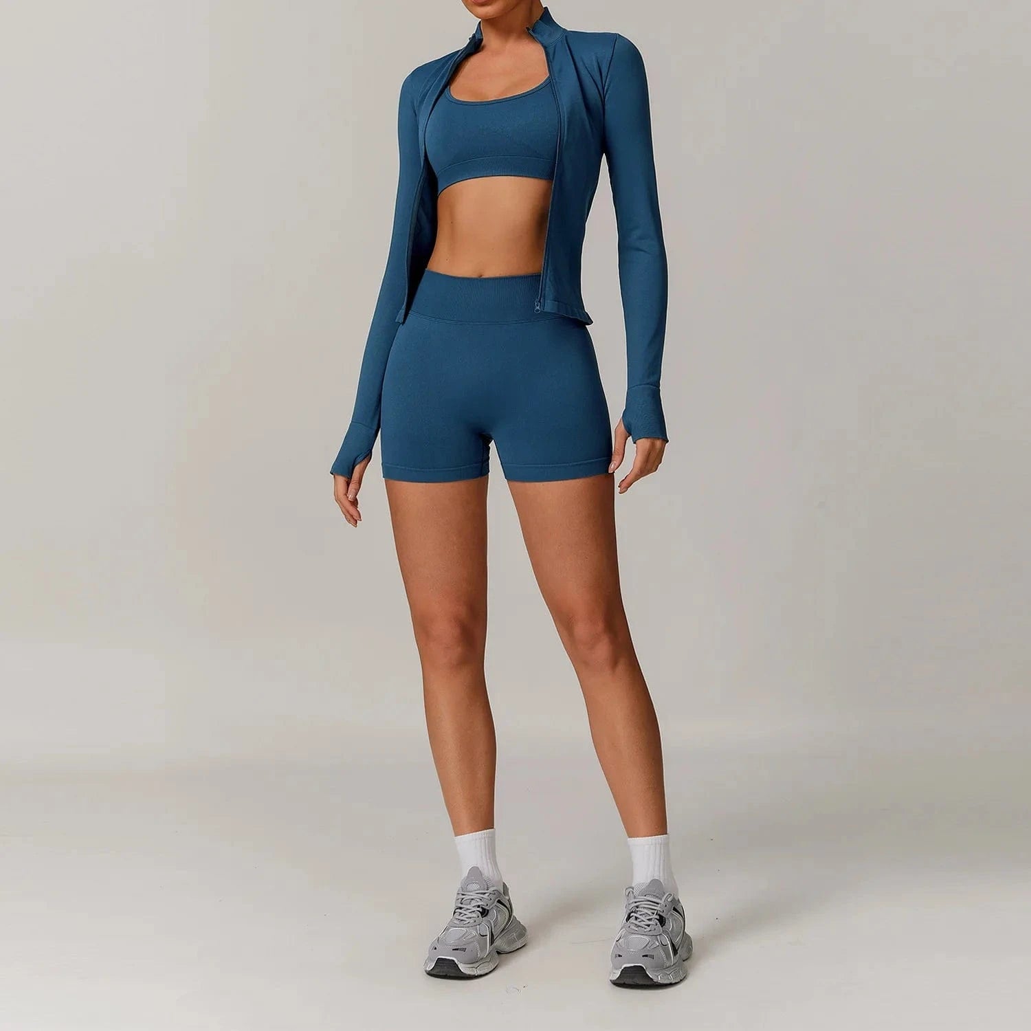 Seamless Yoga Set Women 2 - 3 Piece - ShalayeFashion