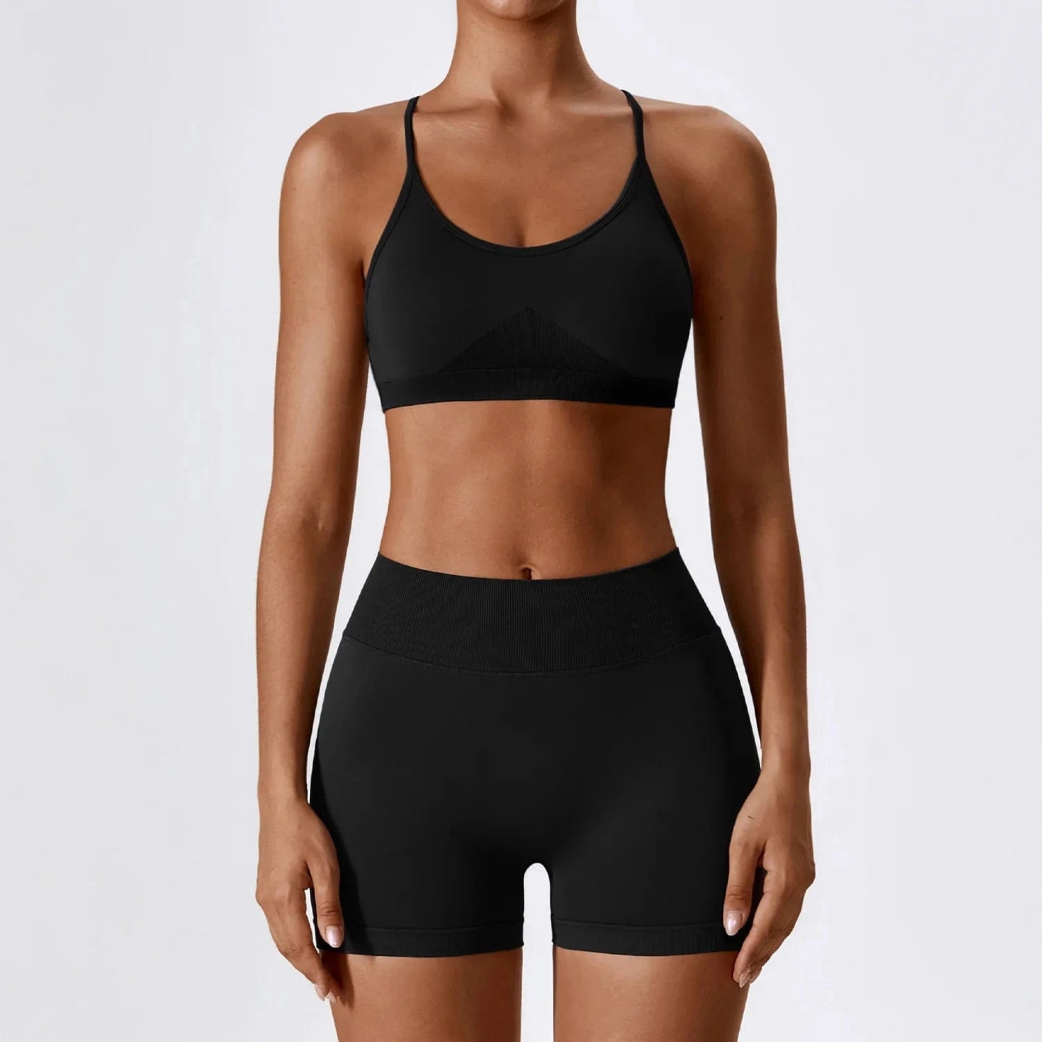Seamless Yoga Set Women 2 - 3 Piece - ShalayeFashion