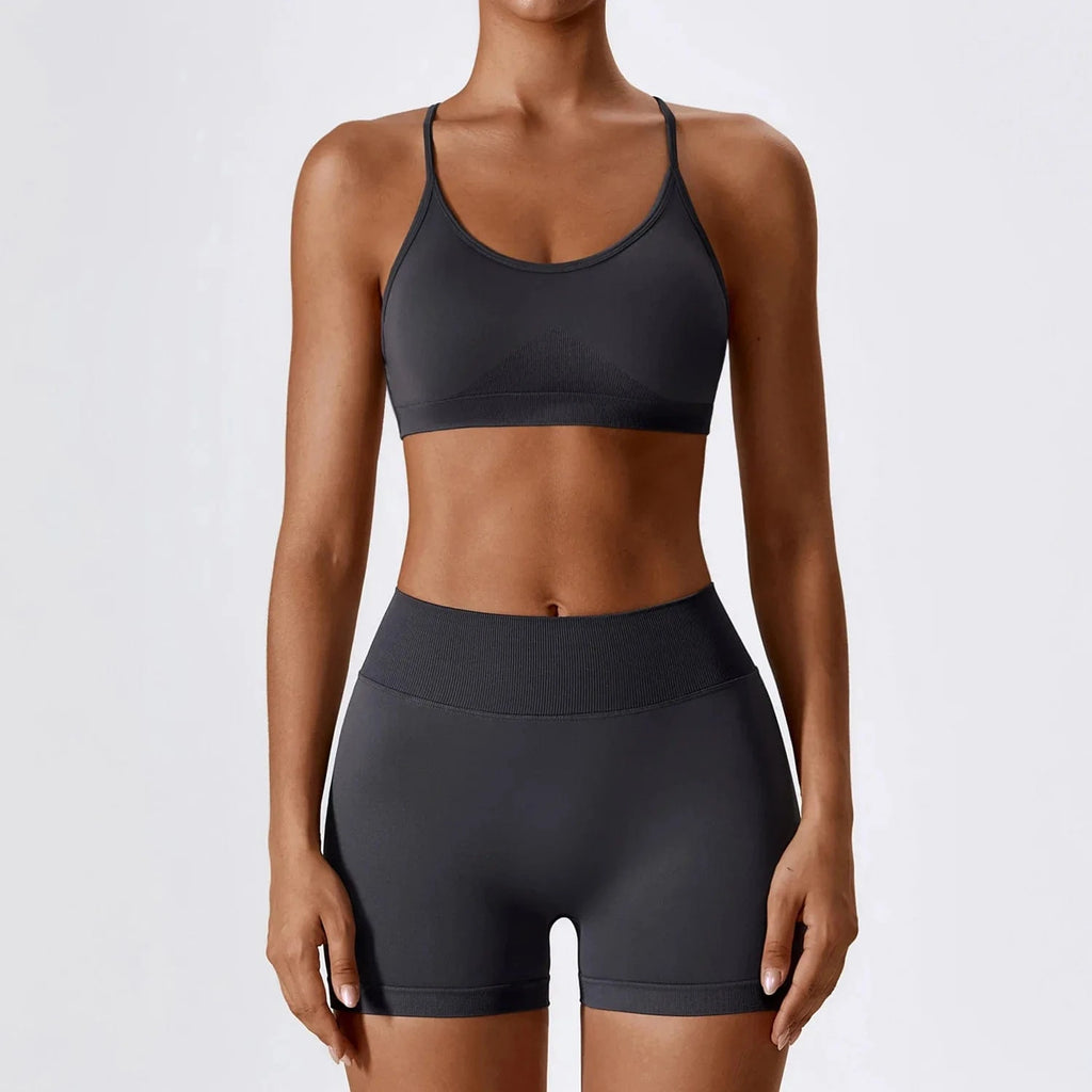 Seamless Yoga Set Women 2 - 3 Piece - ShalayeFashion