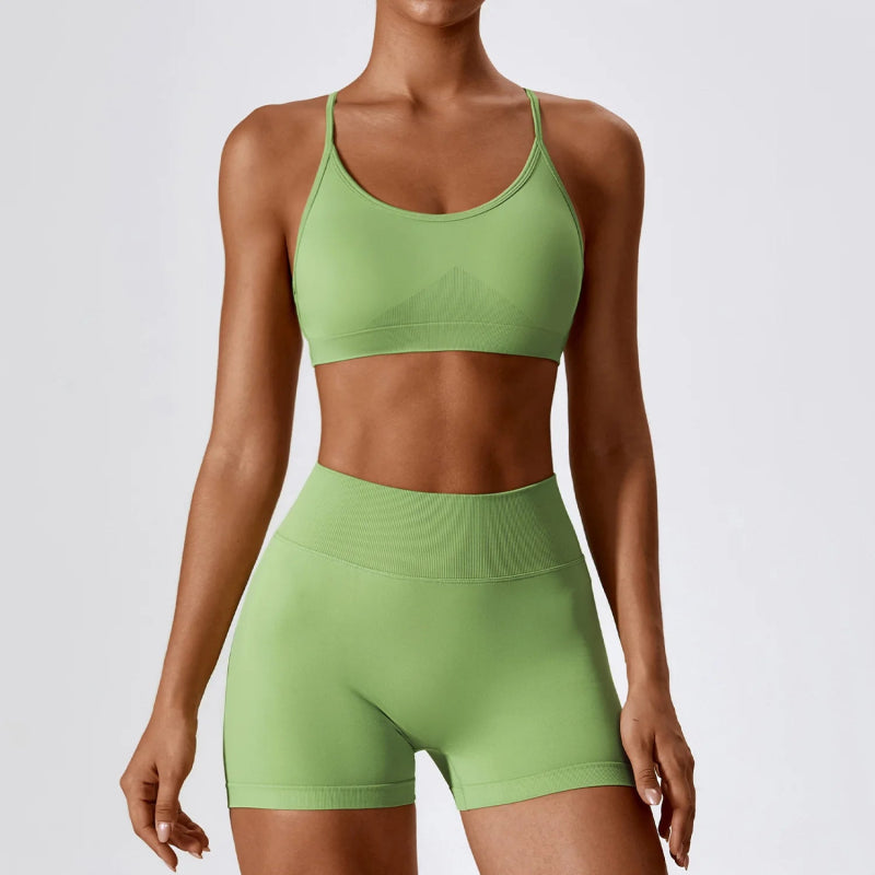 Seamless Yoga Set Women 2 - 3 Piece - ShalayeFashion
