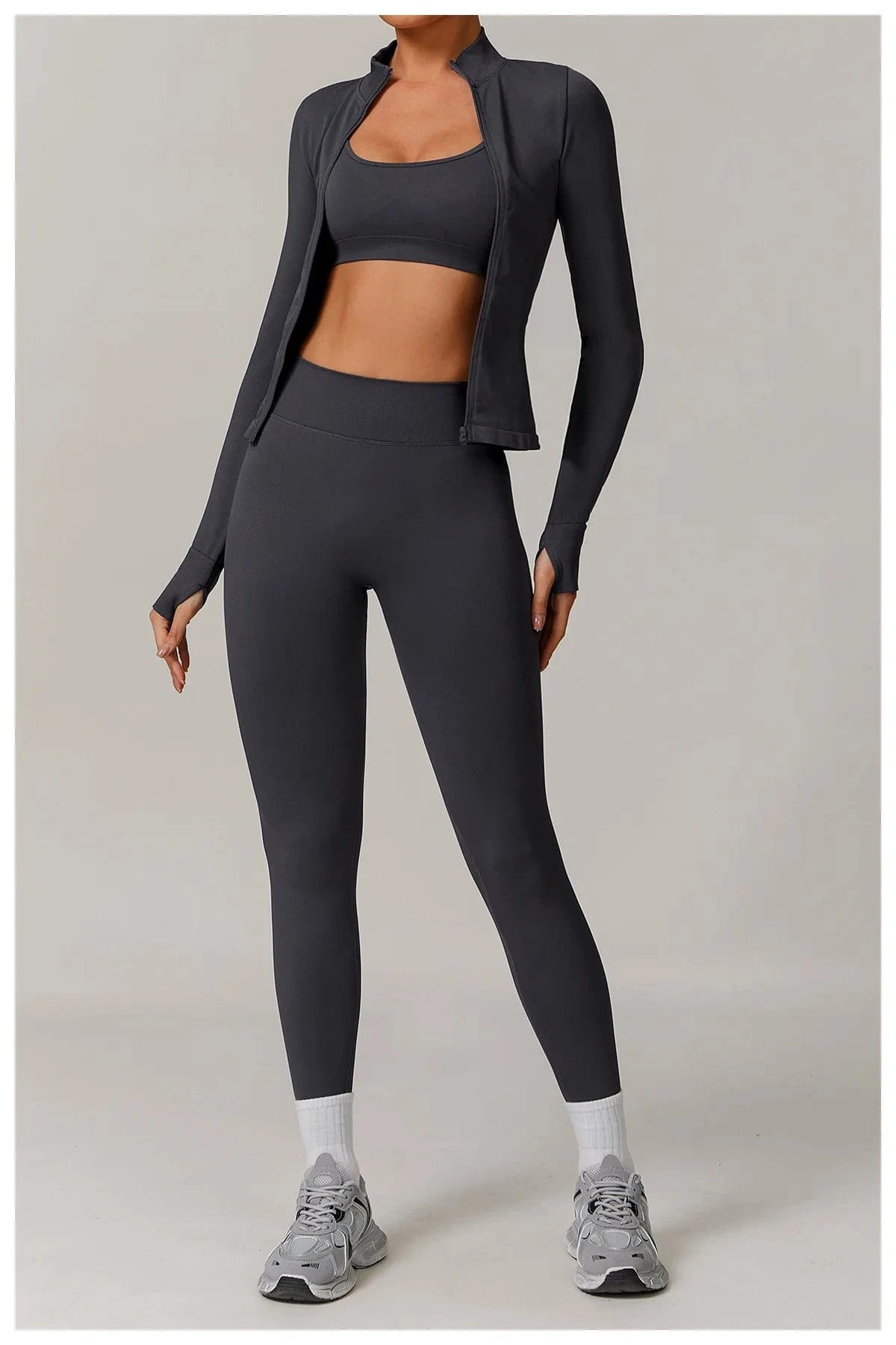 Seamless Yoga Set Women 2 - 3 Piece - ShalayeFashion