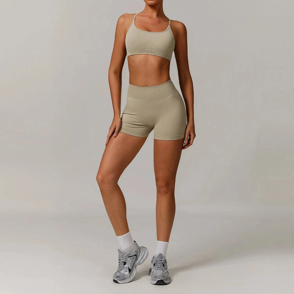Seamless Yoga Set Women 2 - 3 Piece - ShalayeFashion