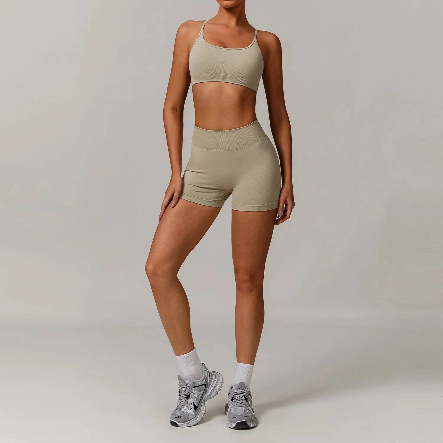 Seamless Yoga Set Women 2 - 3 Piece - ShalayeFashion