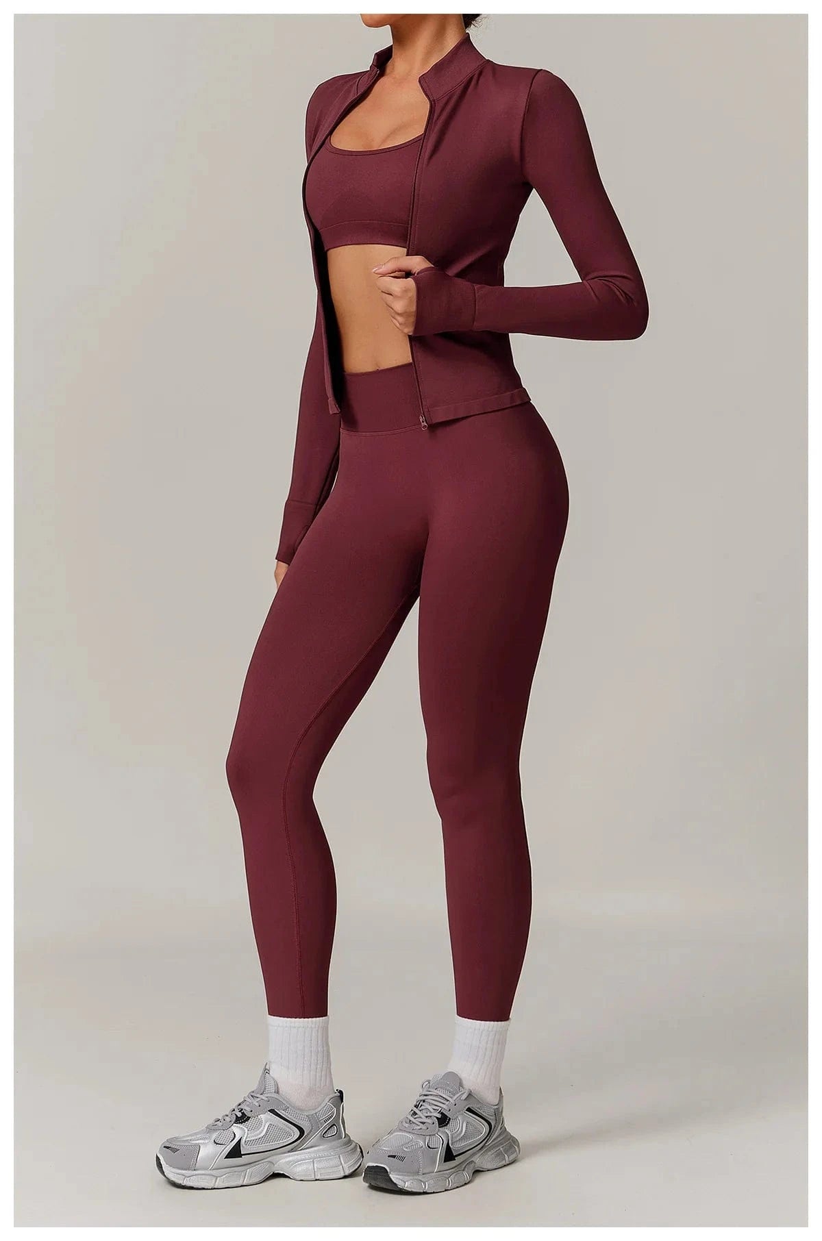 Seamless Yoga Set Women 2 - 3 Piece - ShalayeFashion