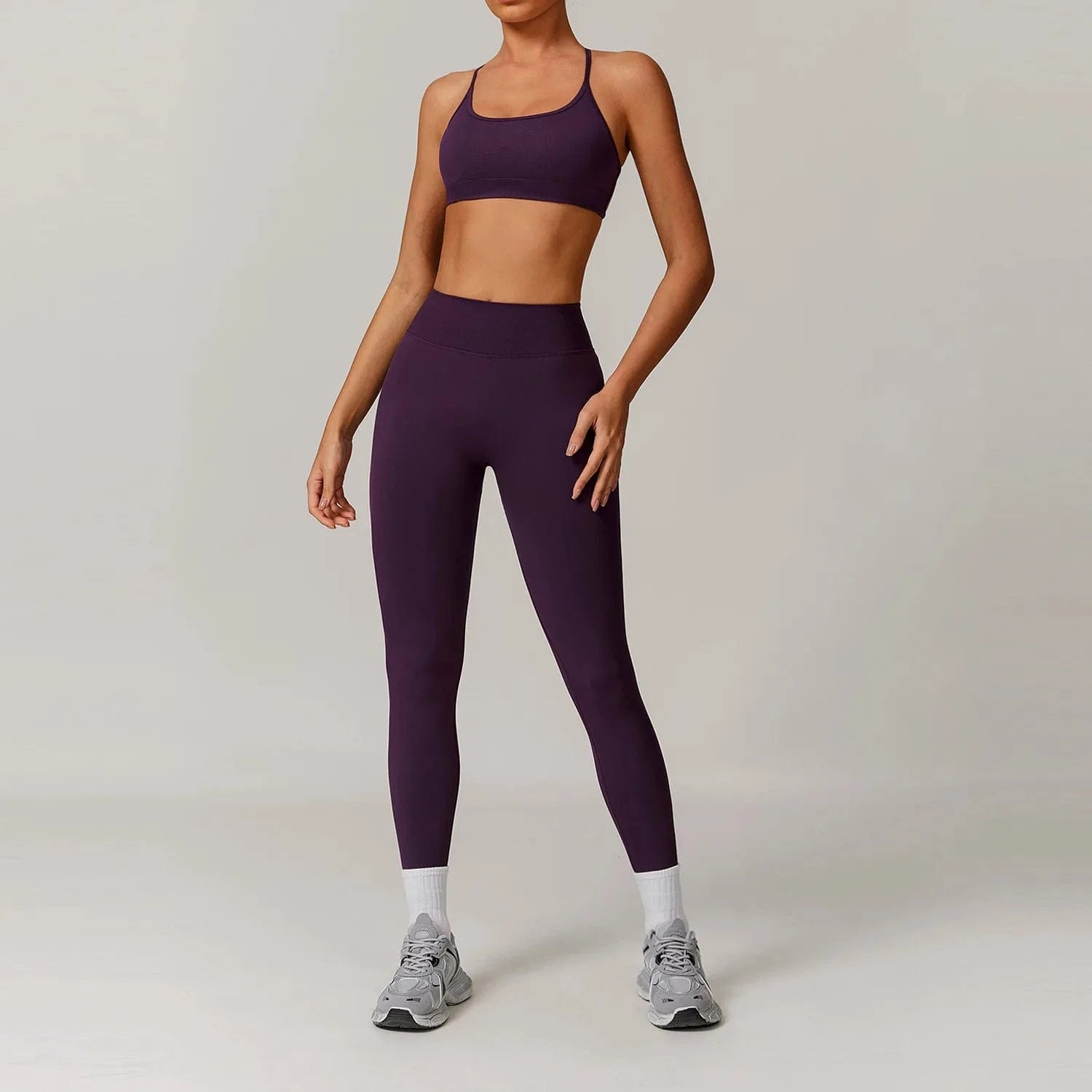 Seamless Yoga Set Women 2 - 3 Piece - ShalayeFashion