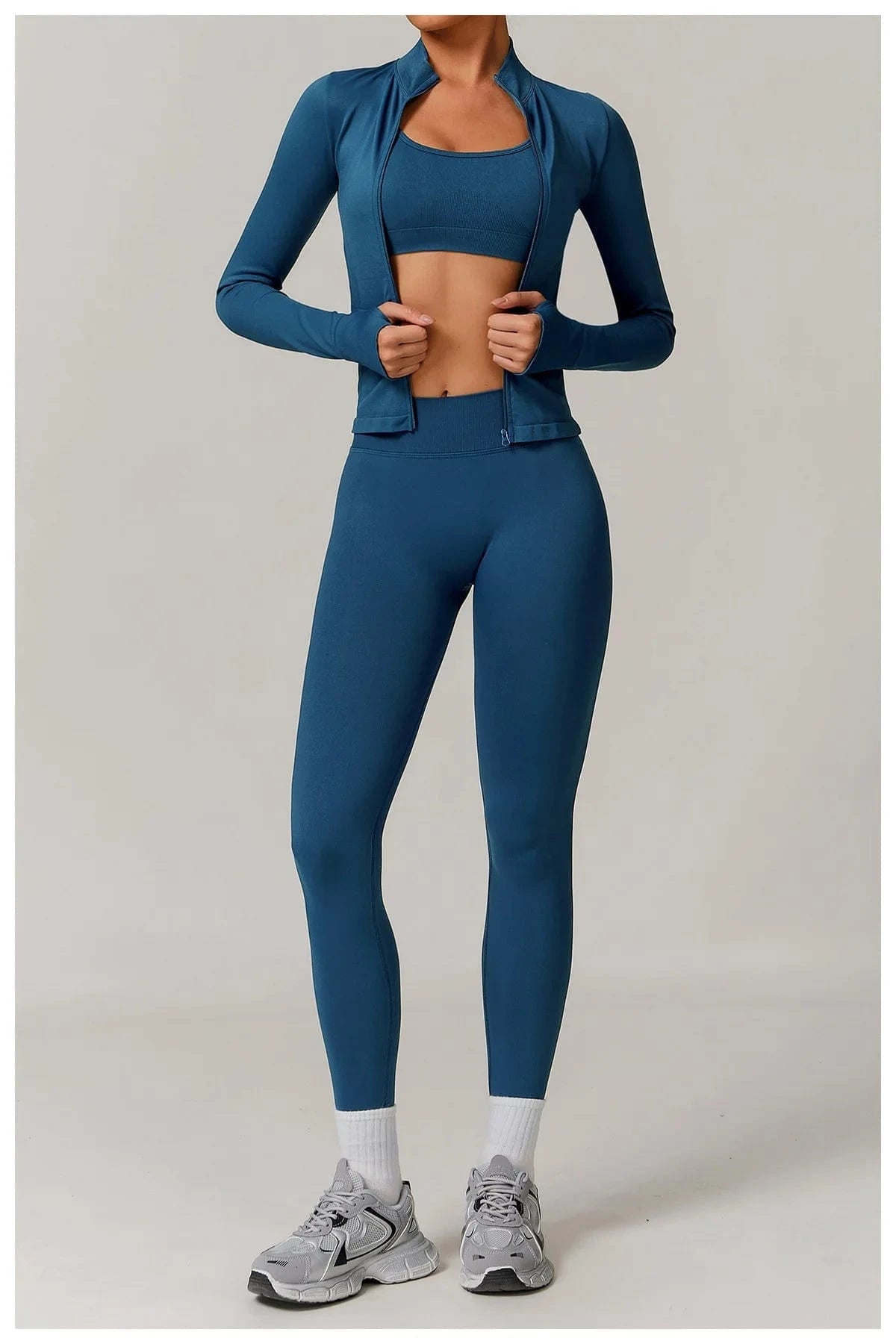 Seamless Yoga Set Women 2 - 3 Piece - ShalayeFashion
