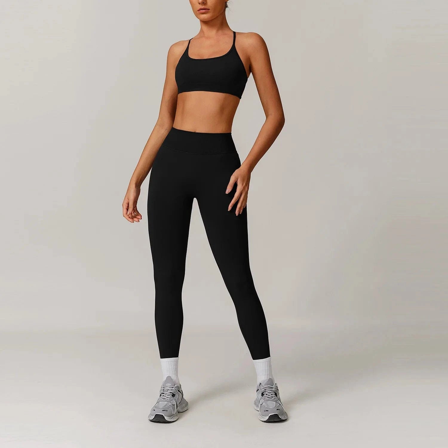 Seamless Yoga Set Women 2 - 3 Piece - ShalayeFashion
