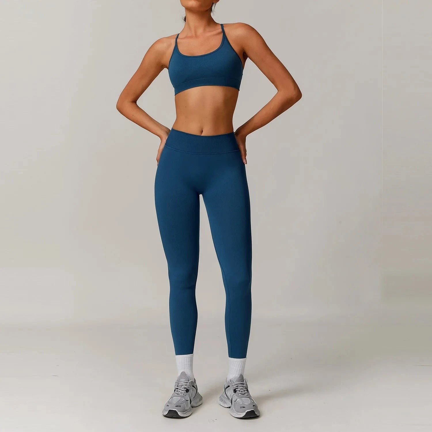 Seamless Yoga Set Women 2 - 3 Piece - ShalayeFashion