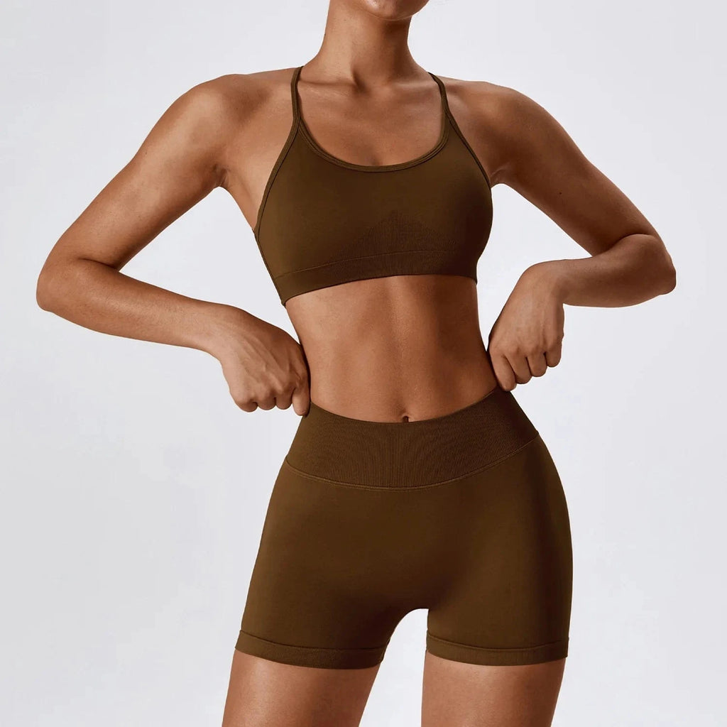 Seamless Yoga Set Women 2 - 3 Piece - ShalayeFashion