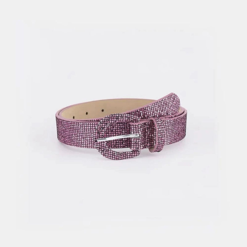 Sequin PU Leather Belt - ShalayeFashion