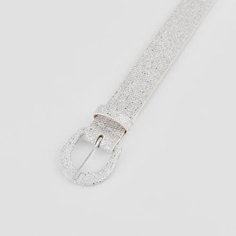 Sequin PU Leather Belt - ShalayeFashion