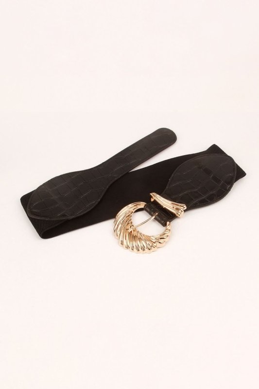 Shell Alloy Buckle Elastic Belt - ShalayeFashion