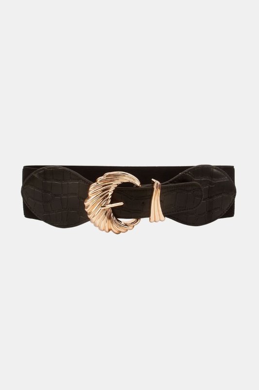 Shell Alloy Buckle Elastic Belt - ShalayeFashion