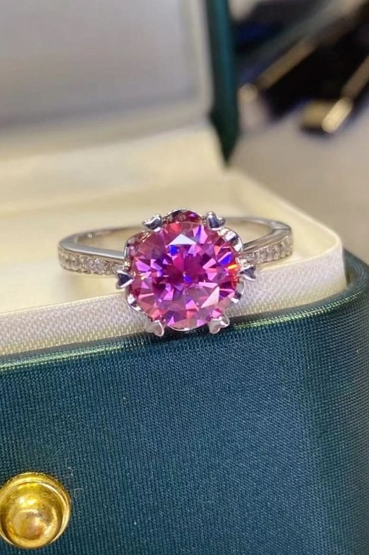 Shining For You 2 Carat Moissanite 925 Sterling Silver Ring - ShalayeFashion