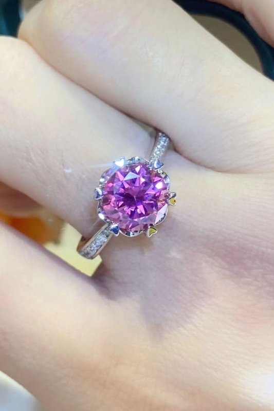 Shining For You 2 Carat Moissanite 925 Sterling Silver Ring - ShalayeFashion