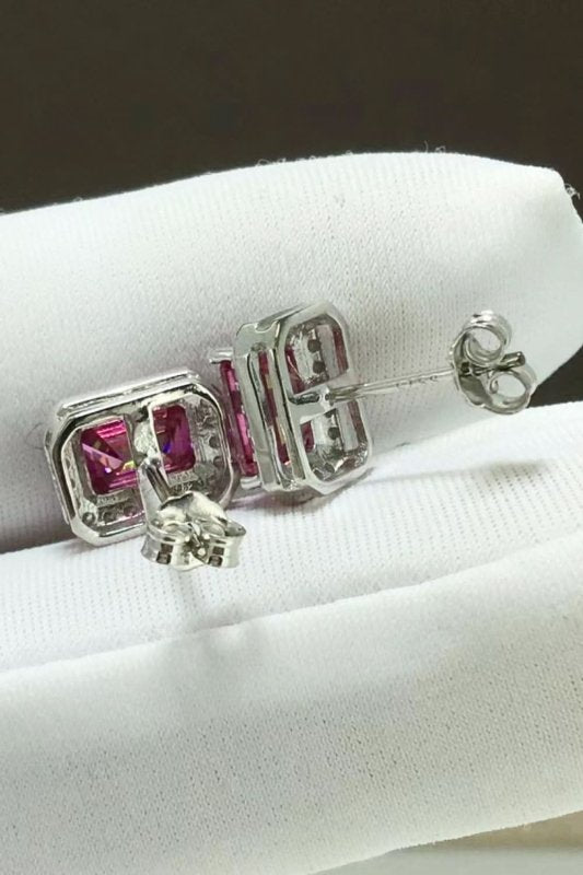 Shiny and Elegant 2 Carat Moissanite Stud Earrings - ShalayeFashion