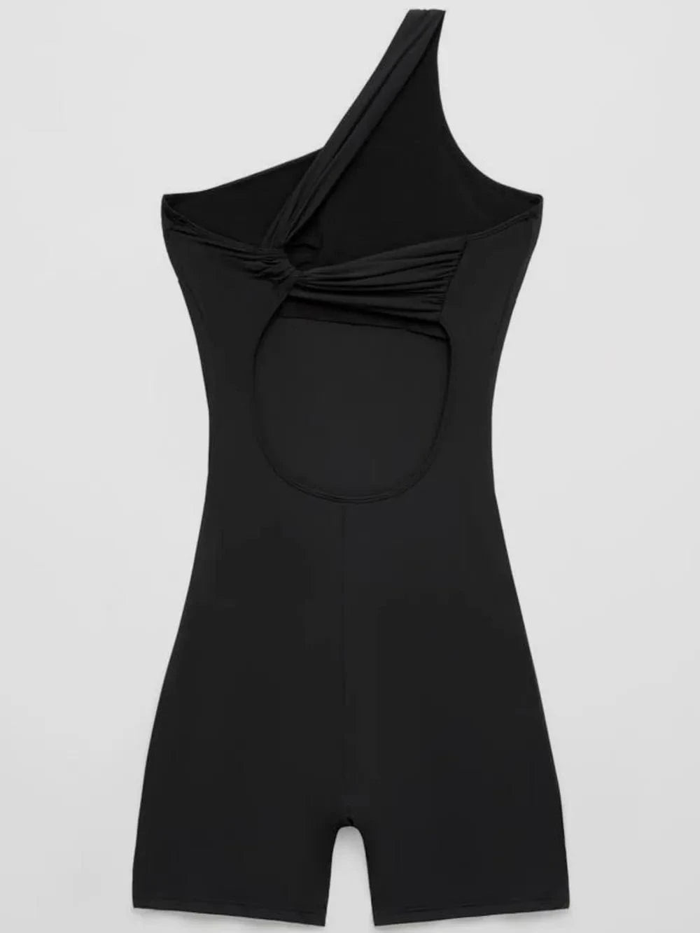 Single Shoulder Active Romper - ShalayeFashion