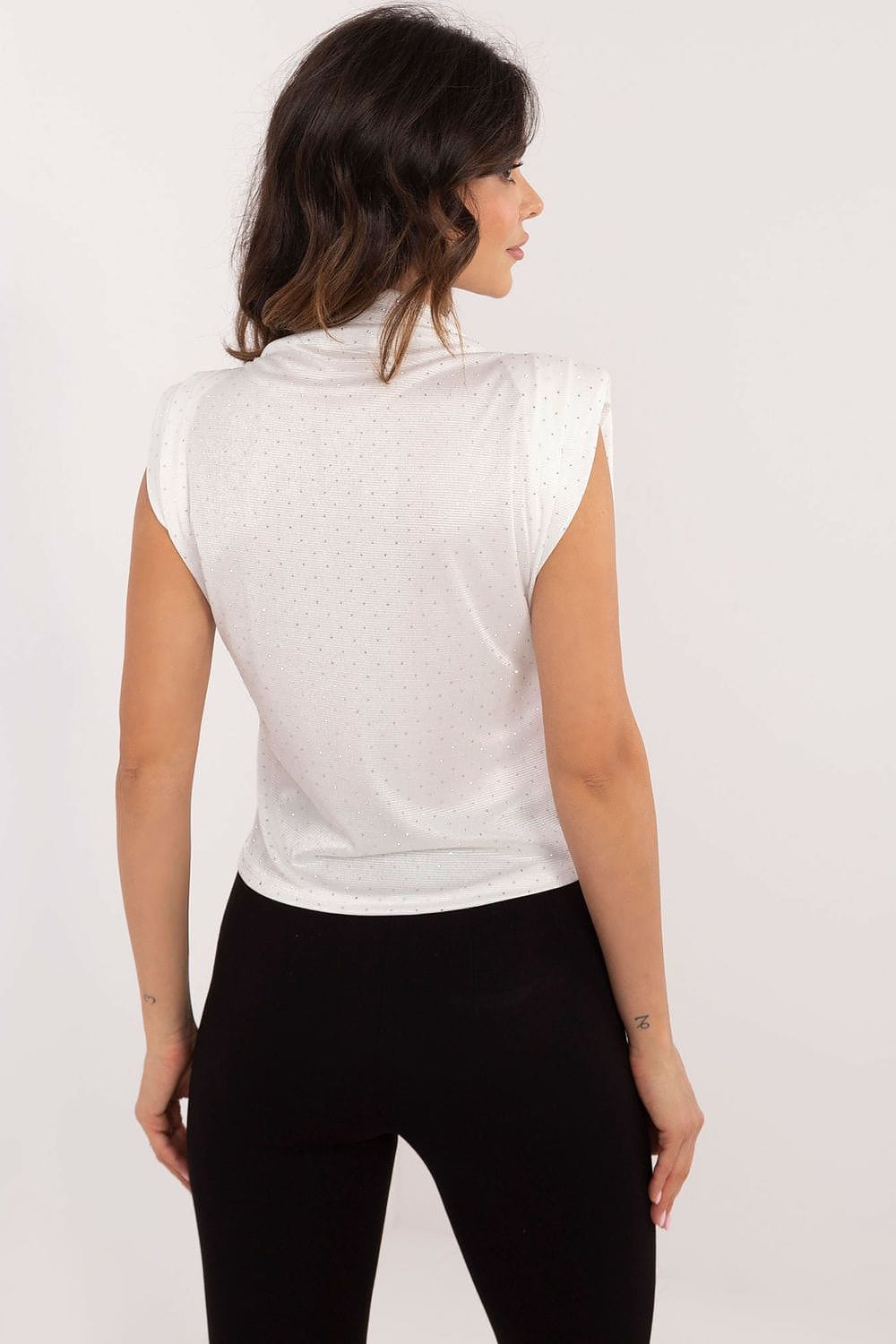 Sleeveless Elegant Blouse Shoulder Pads - ShalayeFashion