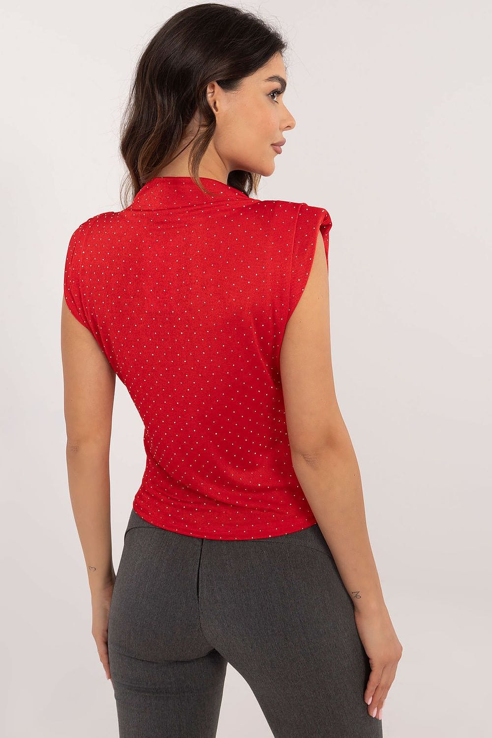 Sleeveless Elegant Blouse Shoulder Pads - ShalayeFashion