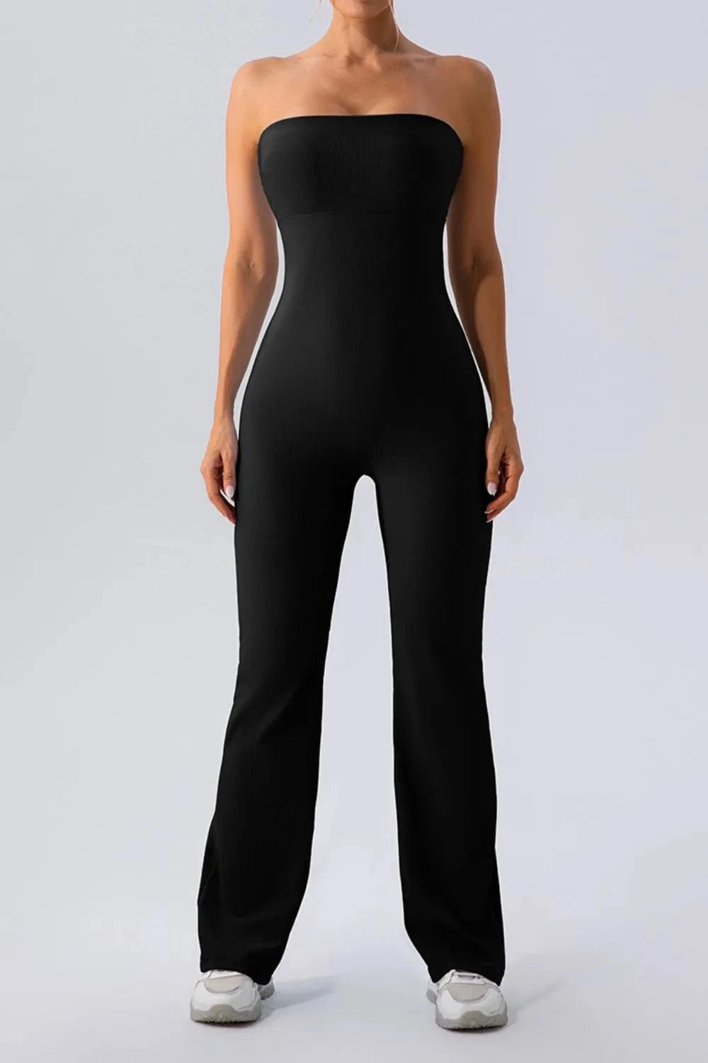Sleeveless Straight Active Jumpsuit - ShalayeFashion